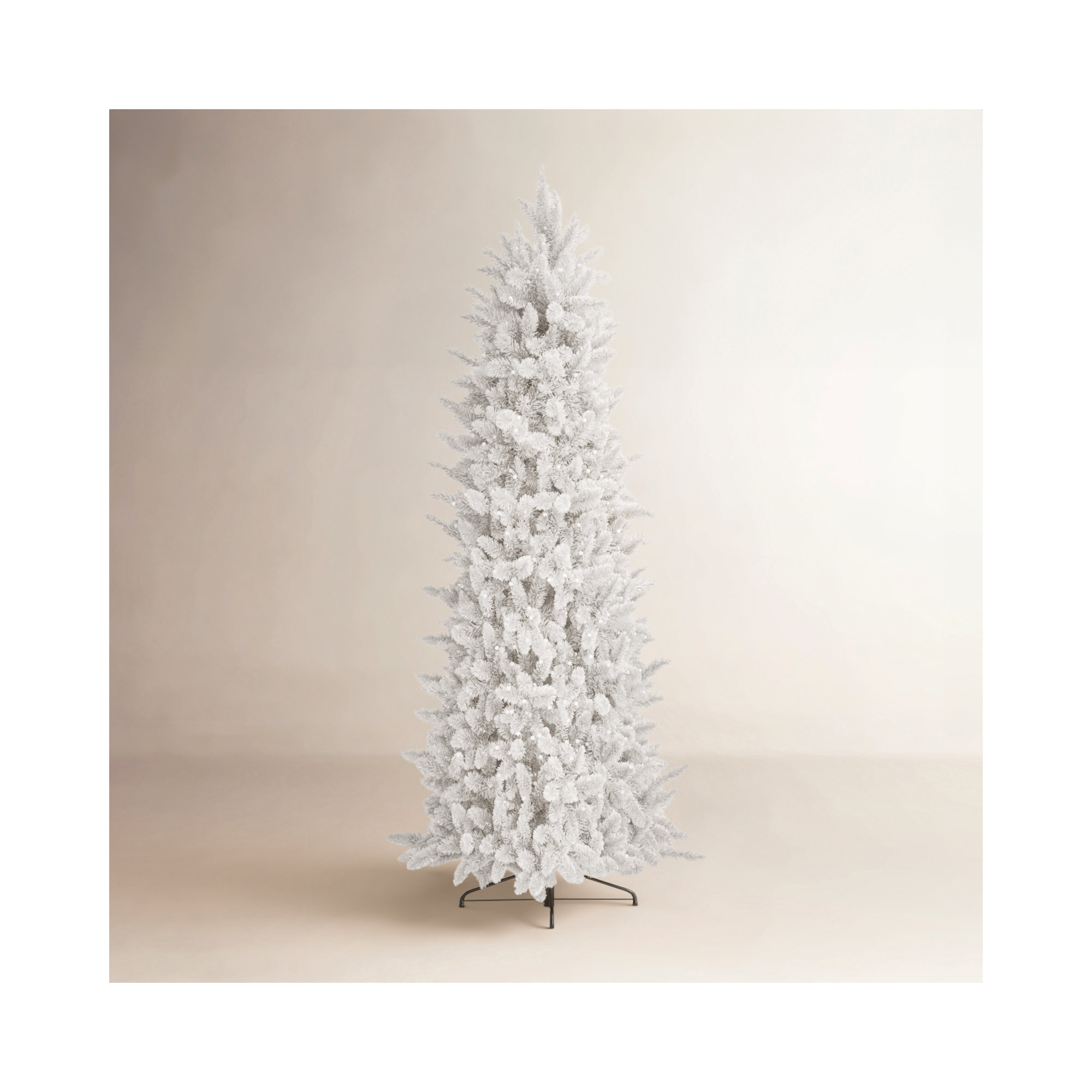Lighted Artificial Fir Christmas Tree, 7.5'