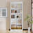5-Tier Decor Bookshelves with Adjustable Shelves,Storage Organizer for CDs/Books/Movies-1859468061-1863894607