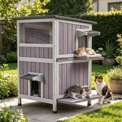 Indoor / Outdoor Portable Cat House