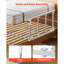 Barrière de lit pliable pour personnes âgées, barre d’assistance de chevet de 38 po avec sangle de fixation, canne de chevet à hauteur réglable, barre de lit en métal haute résistance, poignée de maintien à la main pour lit très grand, grand, double et simple-125502913