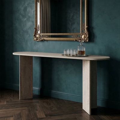 Everly Curvilinear Entryway Console Table