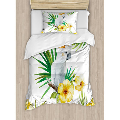 Parrot Coastal Duvet Cover
