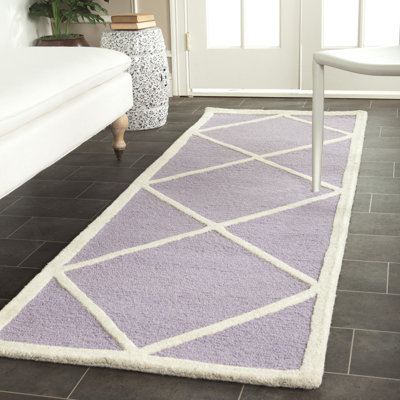 Sanyla Hand Tufted Wool Geometric Rug
