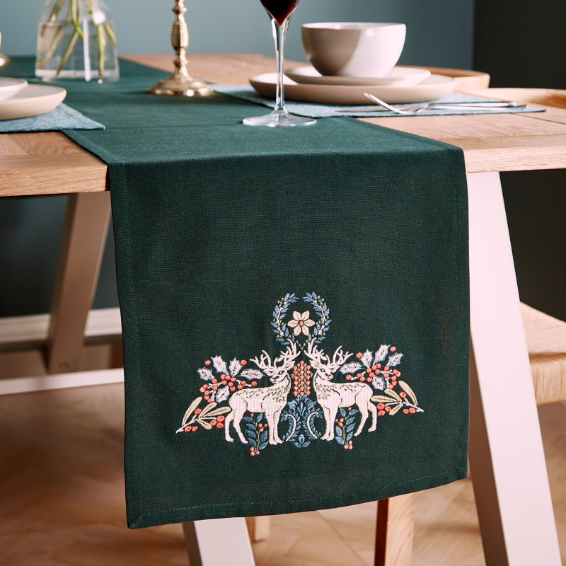 Majestic Stag Cotton Table Runner