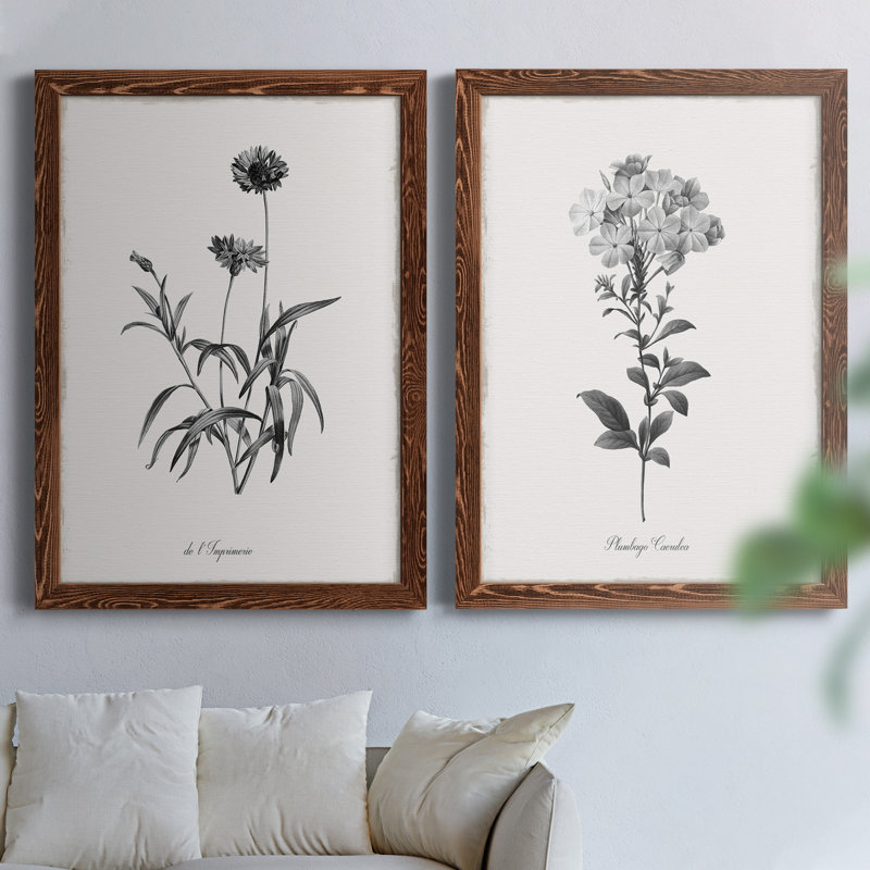 Simply Imperial - Ensemble de 2 peintures sur toiles encadrées, H 20 po x l 34 po x P 1,5 po, Érable