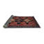 Tapis traditionnel rouge / noir-109012733