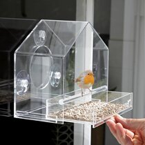 PETFUSION Tranquility Window Bird Feeder 