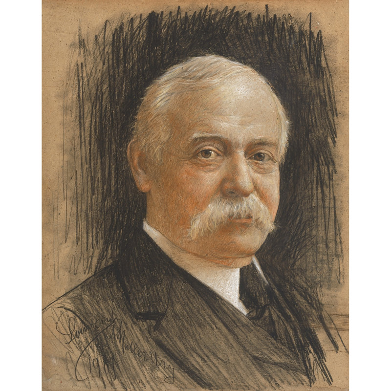 Marcus Daly (c. 1897), 35" H x 28" W