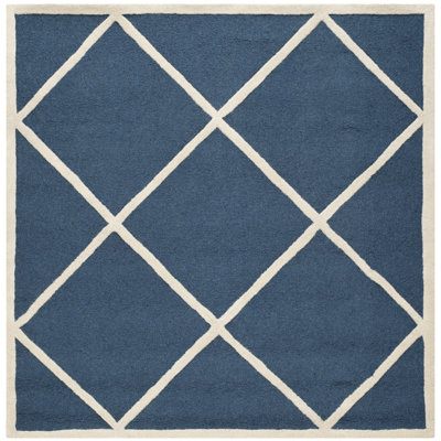 Deedgra Hand Tufted Wool Geometric Rug