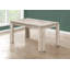 Table de salle à manger, rectangulaire, 60 po, cuisine, salle à manger, stratifié beige-1153428674