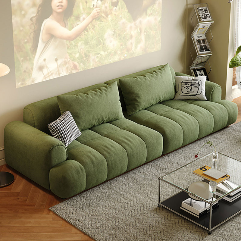 100% Polyester Modular Sofa cushion couch, 4, 29.92" H x 118.11" W x 40.55" D, Green