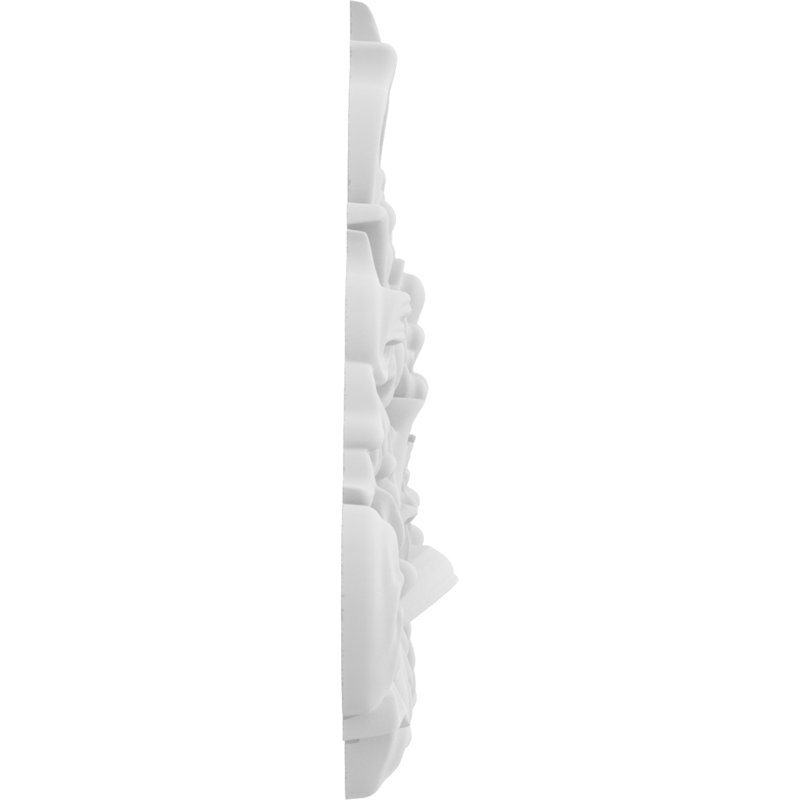 Rosette Delphos, H 4,5 po x l 4,5 po x P 0,63 po