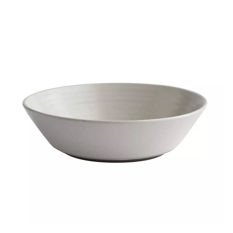 Gibson Milbrook 16 Piece Round Stoneware Dinnerware Set, White