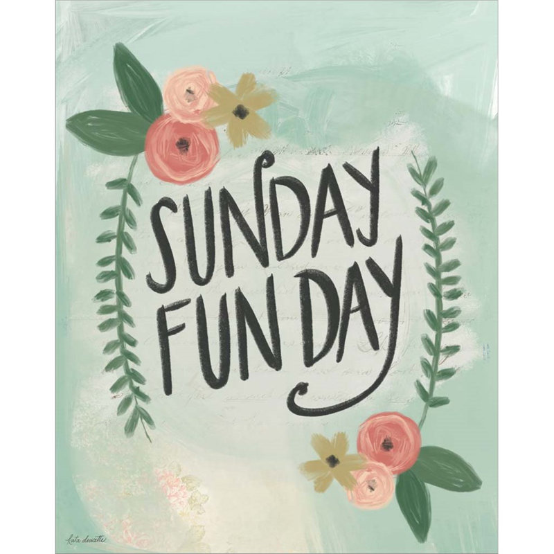 «Sunday Funday» par Katie Doucette, art mural sur toile