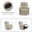 Chikako Genuine Leather Swivel Rocker Manual Recliner-78550773