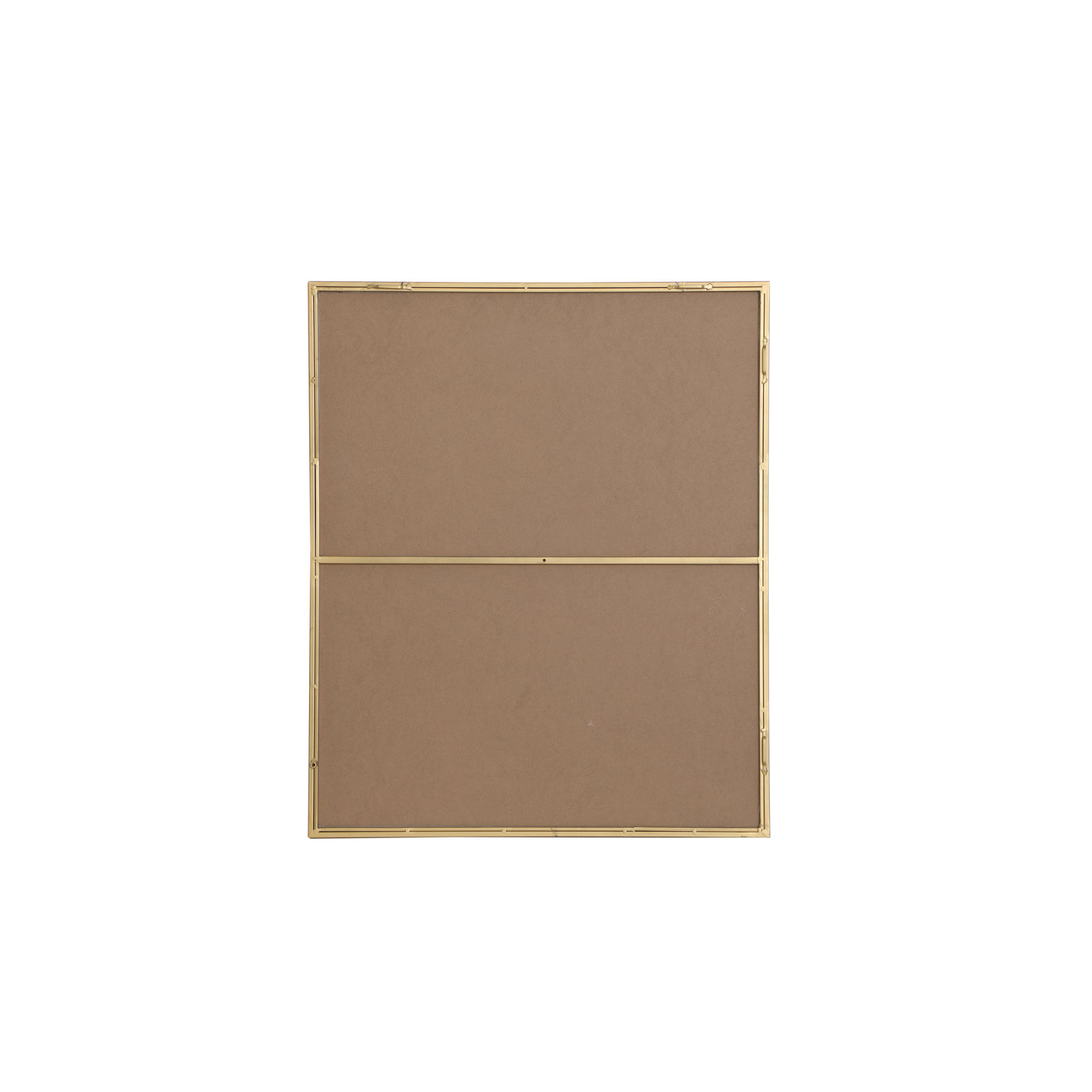 Sabine Metal Rectangle Wall Mirror, 36" x 30", Brass
