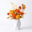 Fleurs artificielles dans un vase en diamant, arrangement floral toutes saisons pour décoration de table de salle à manger-130075438