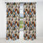 Earth Tones Marble Mosaic Elegance - Rideau occultant en marbre marbré abstrait - 1 panneau-107534973