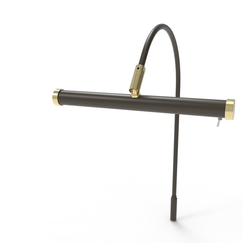 9'' Dimmable LED Frame Mount Picture Light, Mahogany Bronze