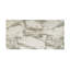 Table basse reine blanche de 47 po avec plateau en faux marbre Reine