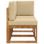 122cm Wide Patio Sectional