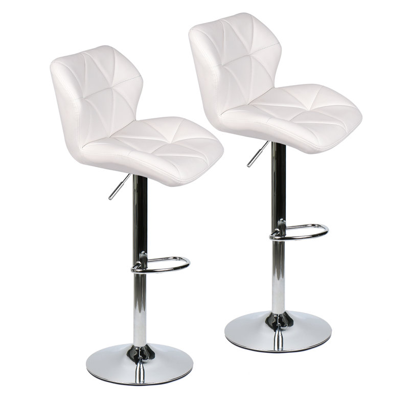 Tabouret de bar Amon, Blanc