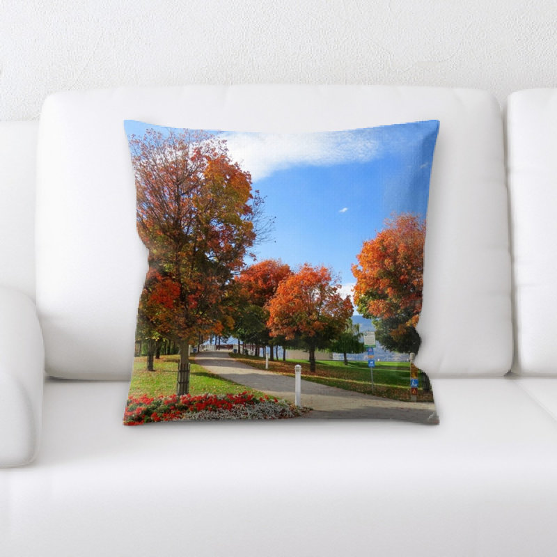 Microsuede Reversible Throw Pillow