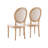 Baril Upholstered Oval Back Side Wood Chair-954866529