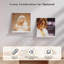 Support mural de rangement pour disque vinyle 6 pièces, présentoir à bois 12 po pour salon, blanc-129743745