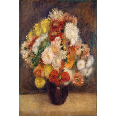 Bouquet Of Chrysanthemums - Wrapped Canvas Print