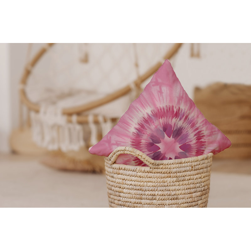 Housse et insert de coussin Funky Junky, H 18 po x l 18 po, Rose