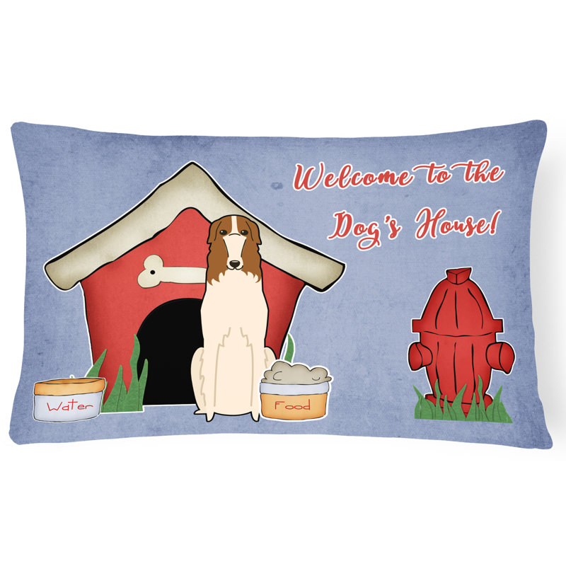Coussin lombaire en toile lourde intérieur/extérieur moderne dog house