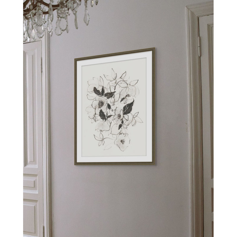 Hellebores In Bloom 1 Print, 31.25" H x 25.25" W