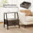 45cm W Particle Board Bedside Table