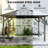 Spacious Outdoor Gazebo,Hardtop Gazebo