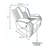 Black Breathable Leather  Recliner Chair