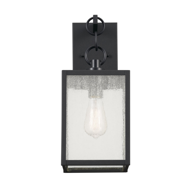 Bailly Wall Light, Black Textured