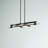 6 - Light Vintage Bronze Kitchen Island Pendant