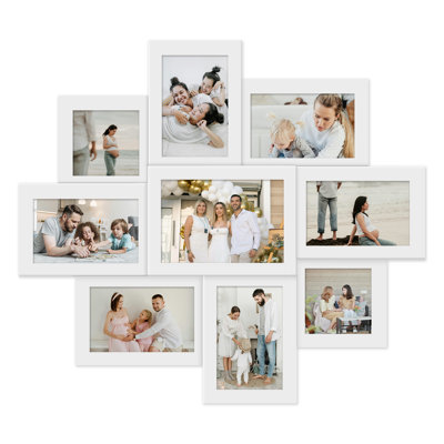 Collage Wall Hanging Picture Frame - 9 Photo