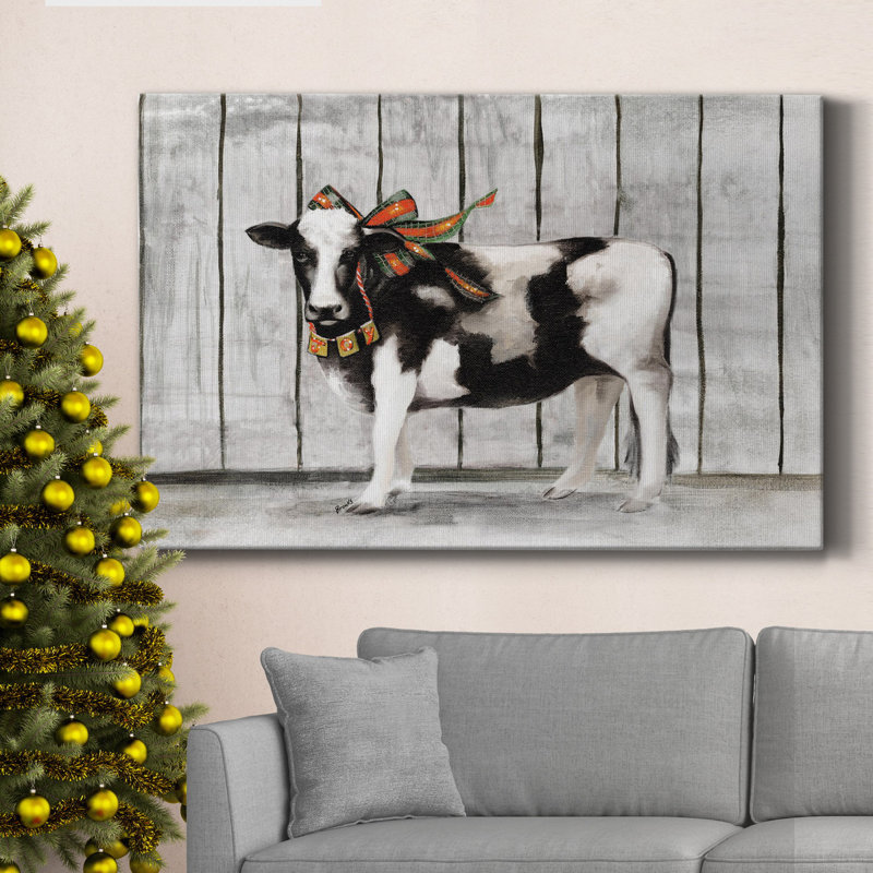 Toile tendue avec châssis Barn Festivities IV - prête à être accrochée, H 48 po x l 32 po x P 1 po