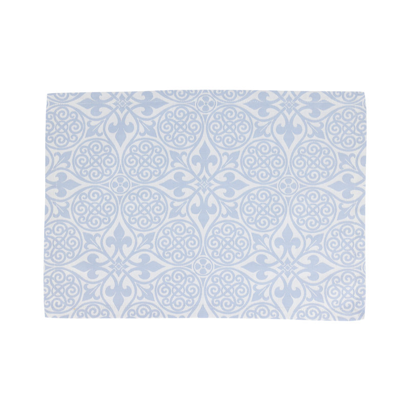 Damask Placemats, Blue