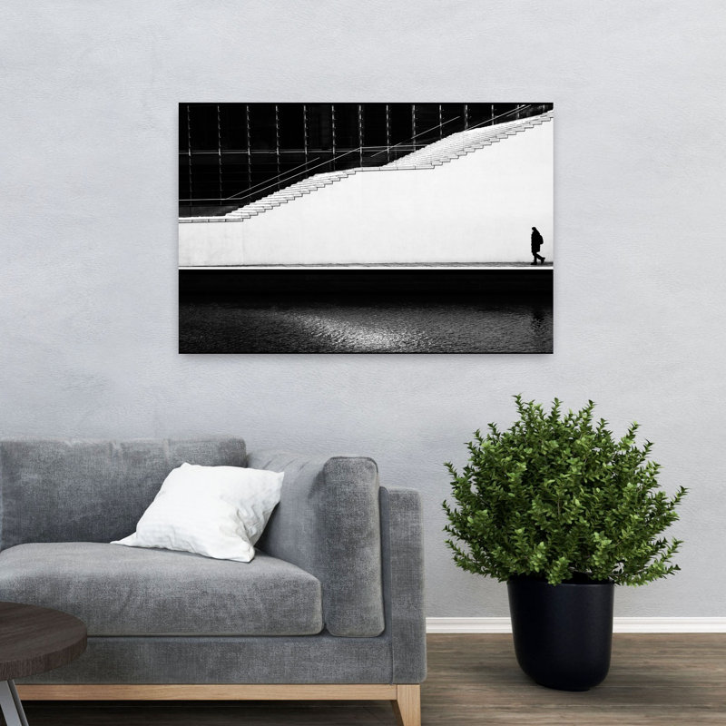 Art contemporain, art mural moderne, H 32 po x l 48 po