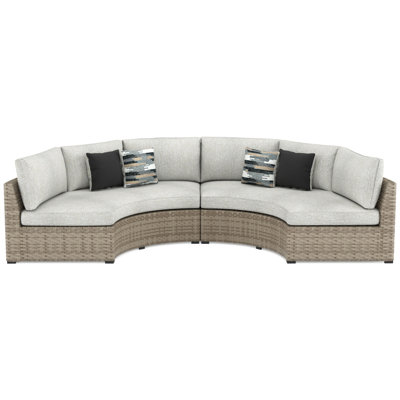 Calworth 2-Piece Outdoor Sectional -  Signature Design by Ashley, P458P3