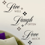 Text & Numbers Non-Wall Damaging Wall Decal