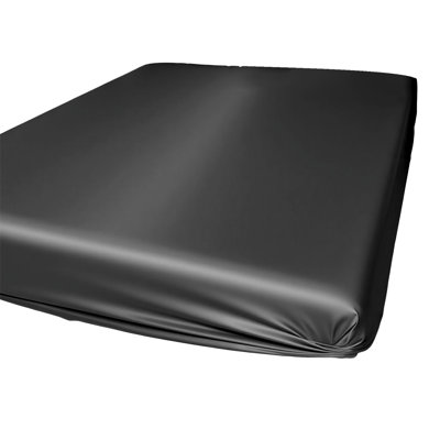 polyester bedskirt 78.74x86.61in Summer Double Bed Fitted Sheet Non Sliped And Secure Coverage Mattress Protector Soft Fibers Suitable For Sleeping Naked Pillowcase Not Included