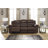 Reavis Faux Leather Pillow Top Arm Reclining Sofa-318874483-318874481
