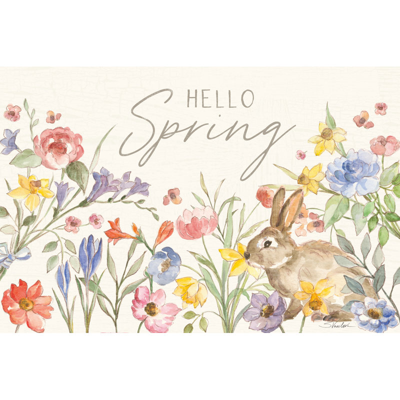 " Happy Easter I ", 48" H x 32" W x 1.25" D