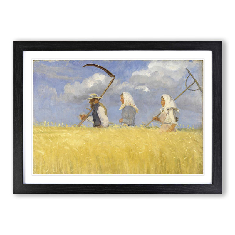 Anna Ancher - Single Picture Frame Painting, Black