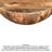 Teasdale Solid Wood Single Drum Coffee Table-1611164810