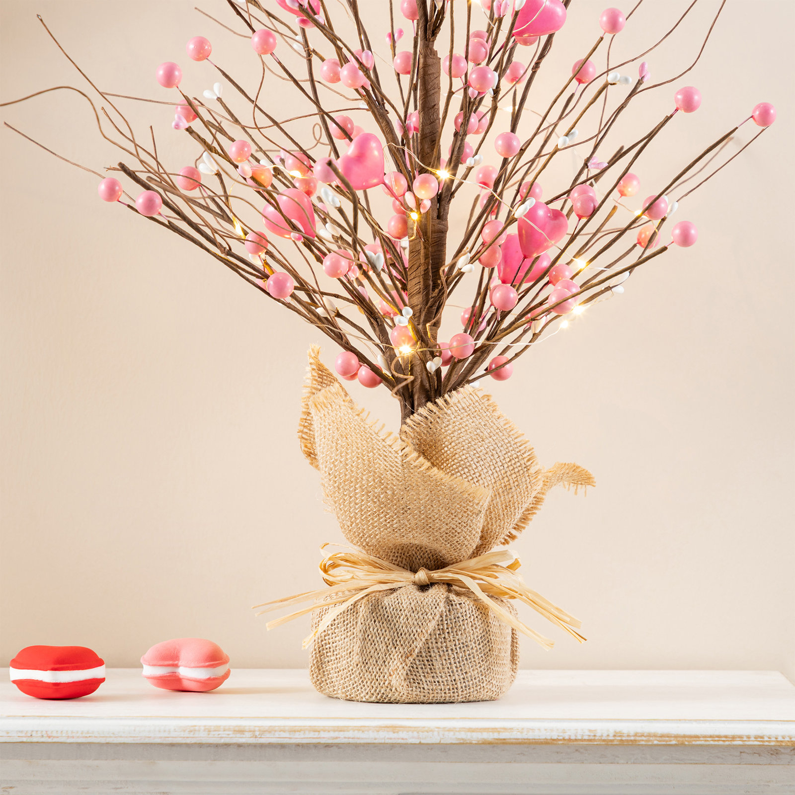 Berry Heart Floral Arrangement